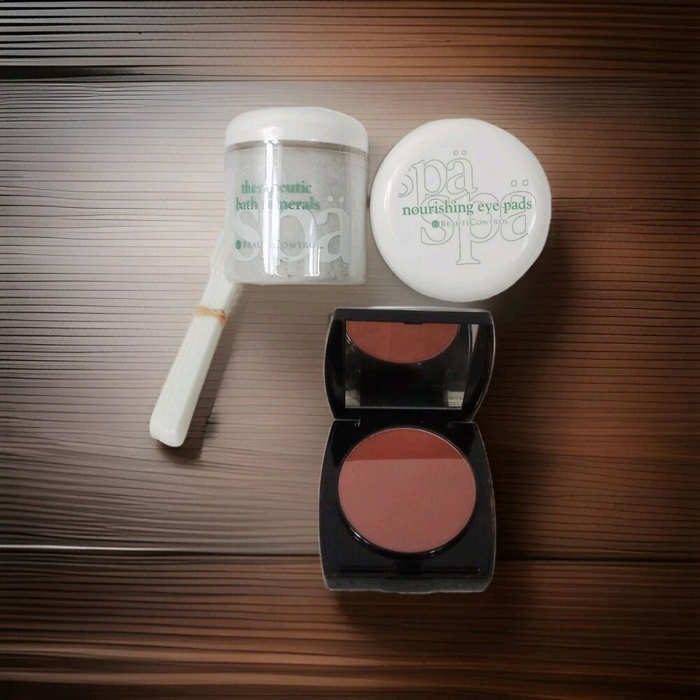 Beauticontrol Spa New Old Stock Bath Minerals Eye Pads And Mocha Finishing...
